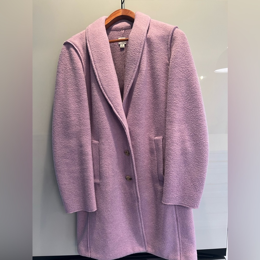 J CREW LILAC COAT SZ 8